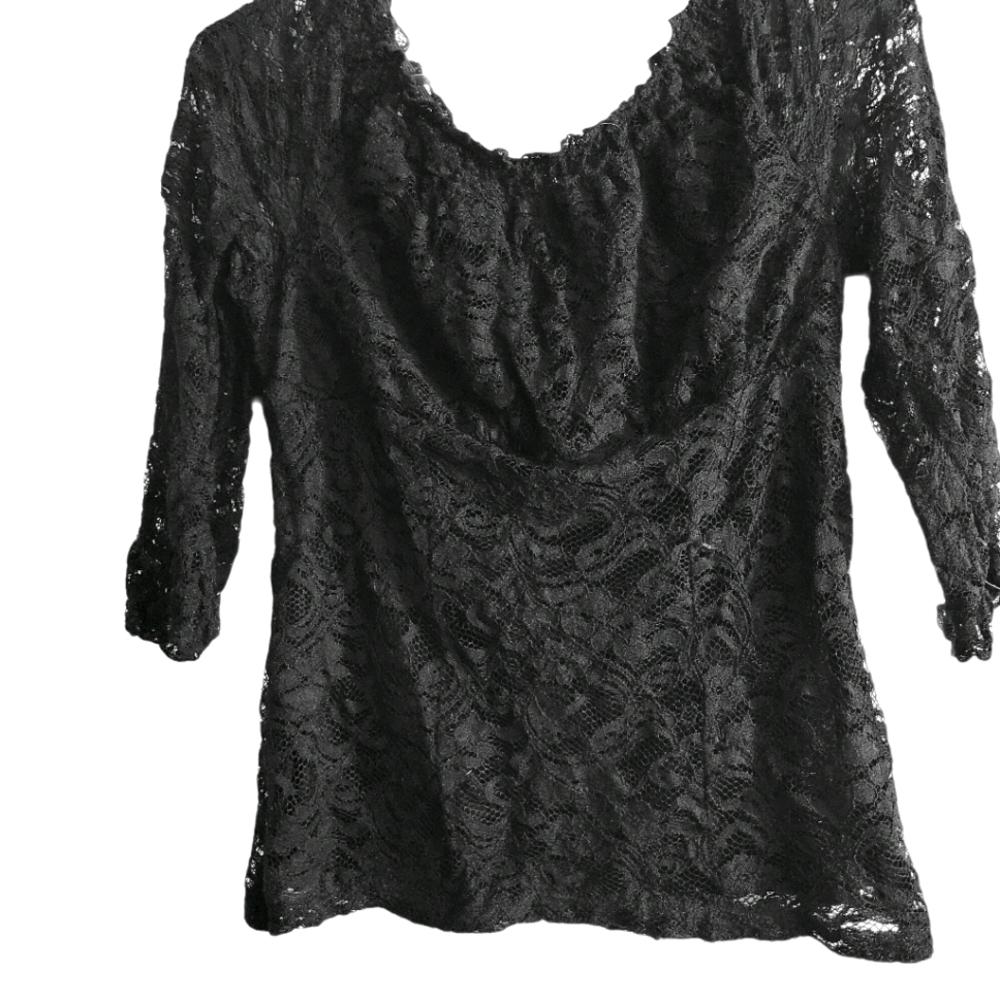 International Concept Petite Black Blouse